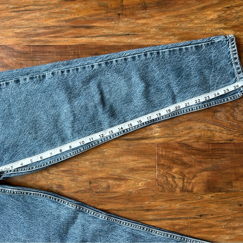 Zara Classic 90s Distressed Jeans Woman’s Size 6 - Picture 8 of 10